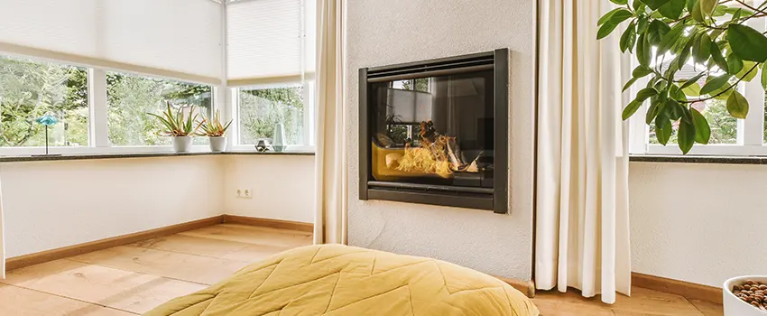 Residential Fireplace Ceramic Glass Installation in Kent, OH