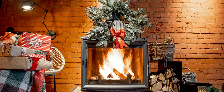 Travis Industries Linear Gas Fireplace Installation in Kent, Ohio