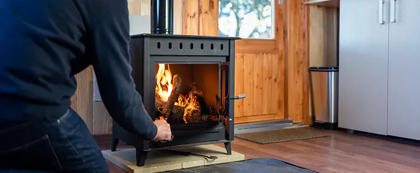 Open Hearth Wood Fireplace Installation in Kent, OH
