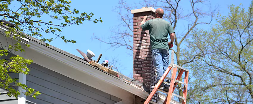 Vinyl and PVC Chimney Flashing Installation in Kent, OH