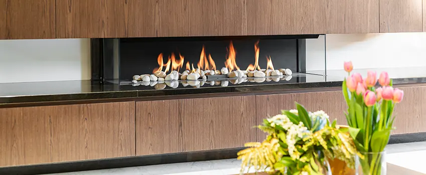 Double-height Fireplace Design Refurbishment in Kent, Ohio