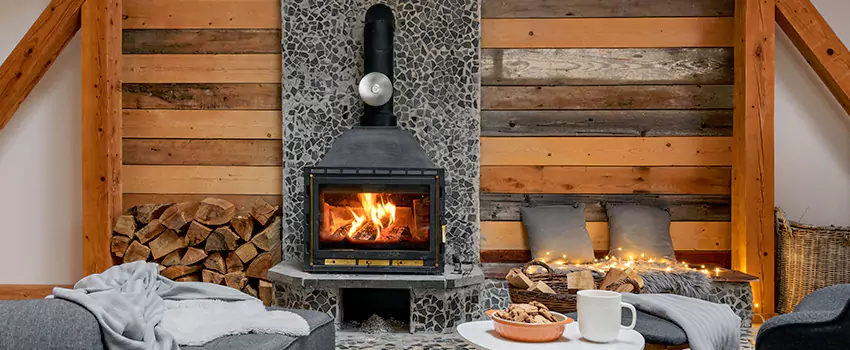 Thelin Hearth Products Direct Vent Gas Stove Fireplace Inspection in Kent, Ohio